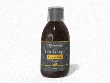Lipozomálny extrakt Cordyceps (40% polysacharidy) 200 ml Herbatica
